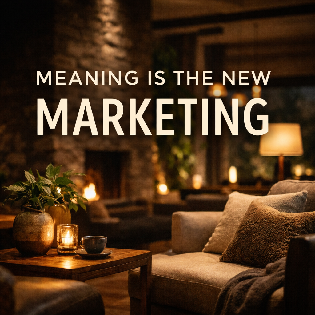 Meaning is the new marketing.